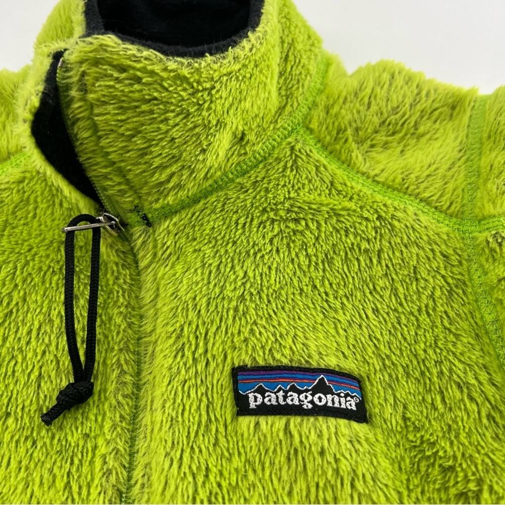 Patagonia Lime Green Fleece Vest - Picture 7 of 7